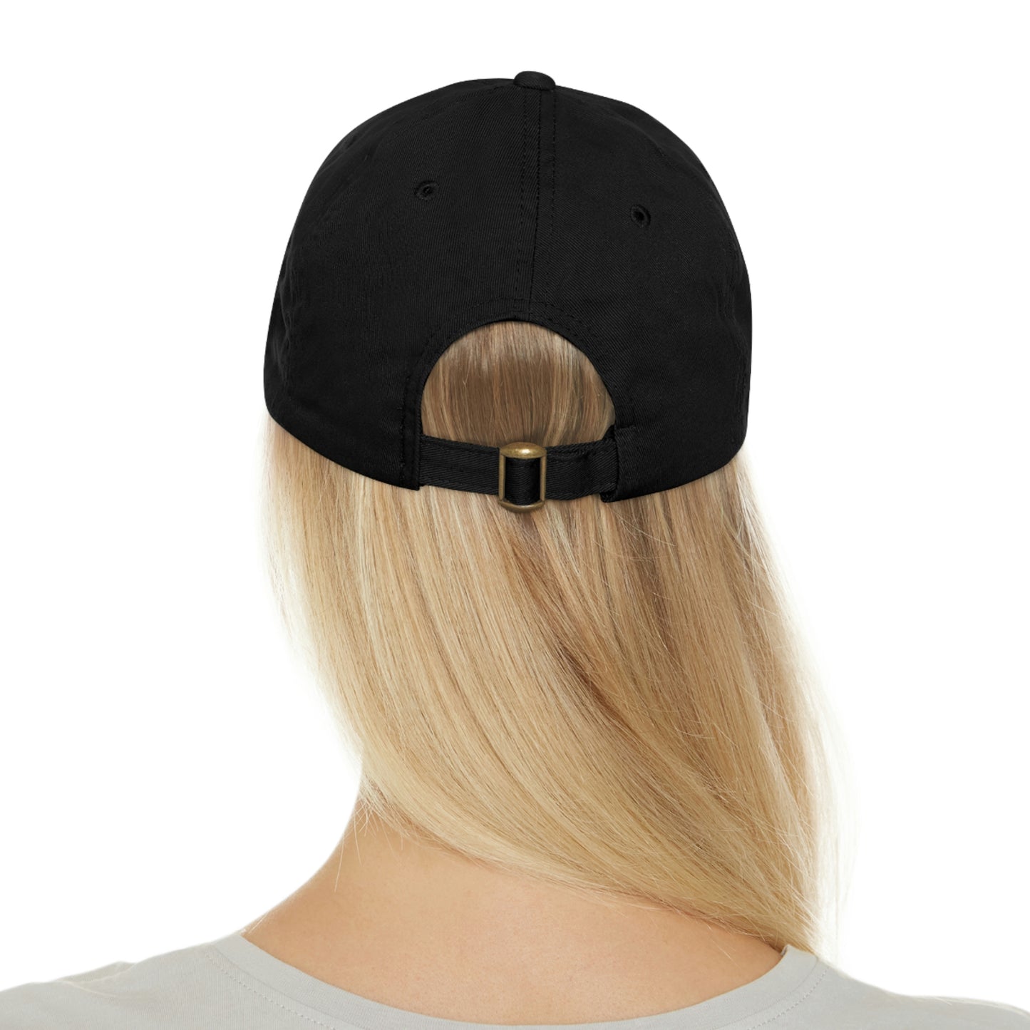 Black UG⋅LY Duck on Leather Patch Hat