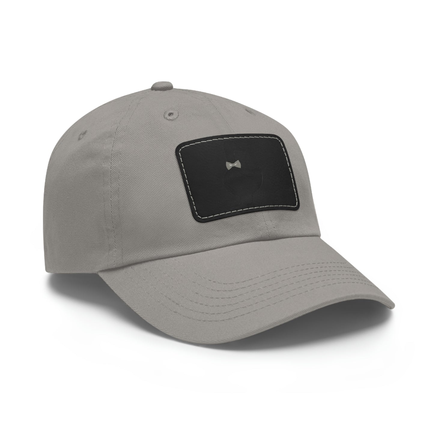 Black UG⋅LY Duck on Leather Patch Hat
