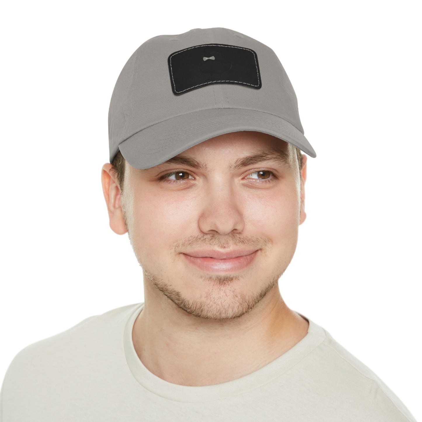 Black UG⋅LY Duck on Leather Patch Hat