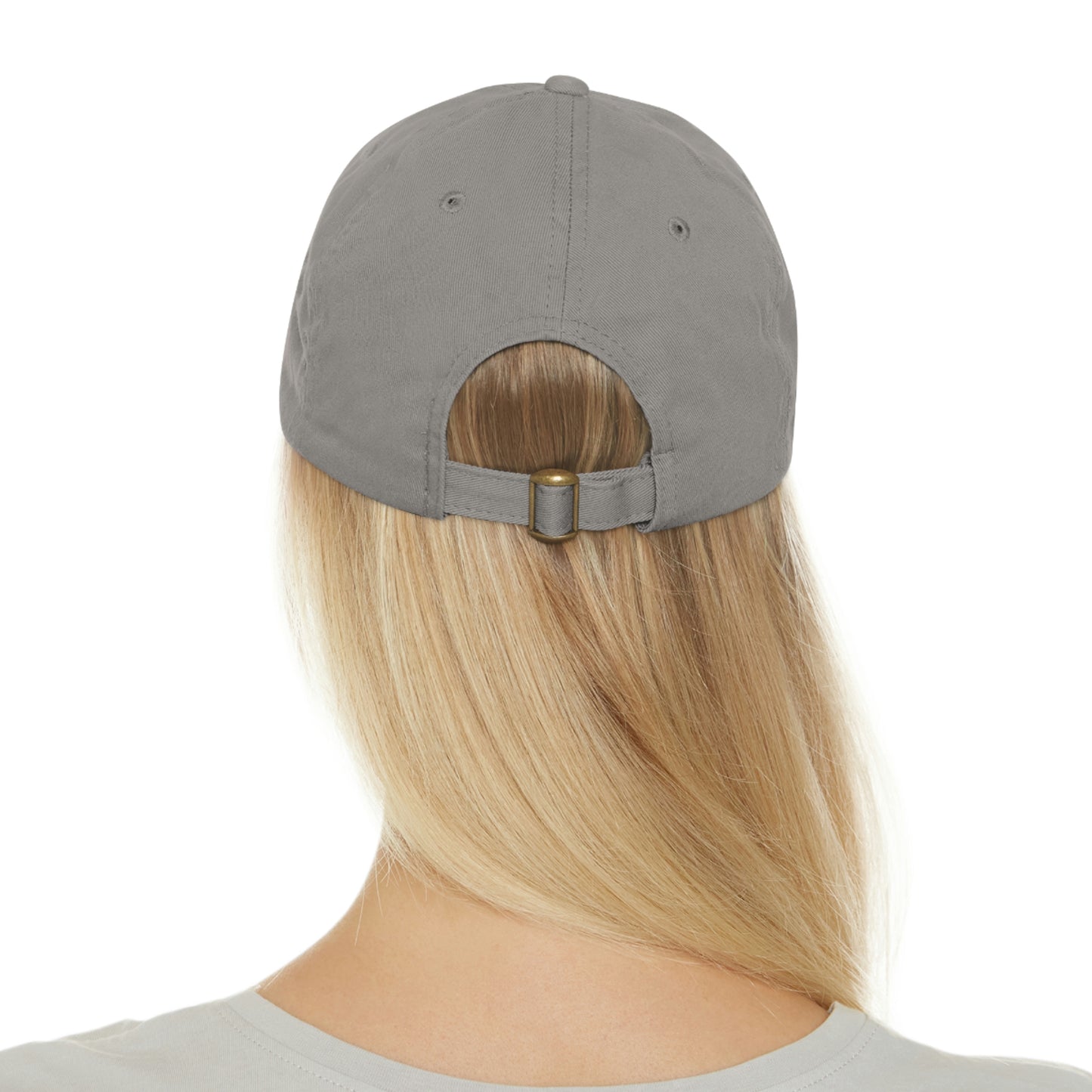 UG⋅LY (UR GREAT) on Leather Patch Hat (w/white logo)