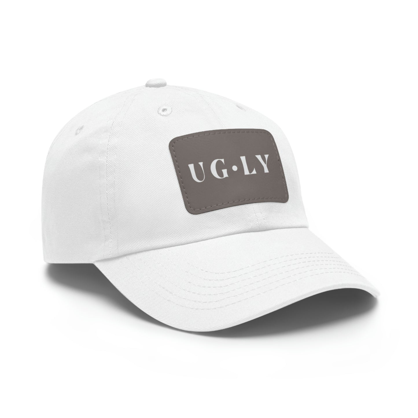 UG⋅LY on Leather Patch Hat