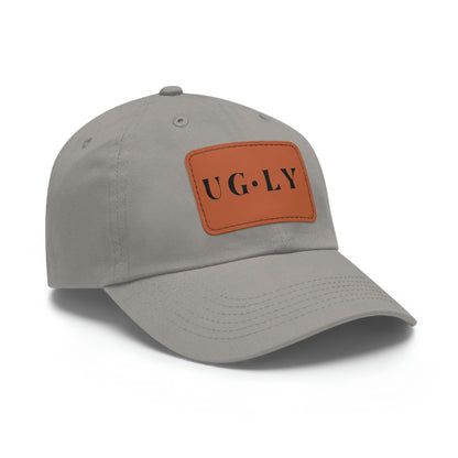 UG⋅LY on Leather Patch Hat