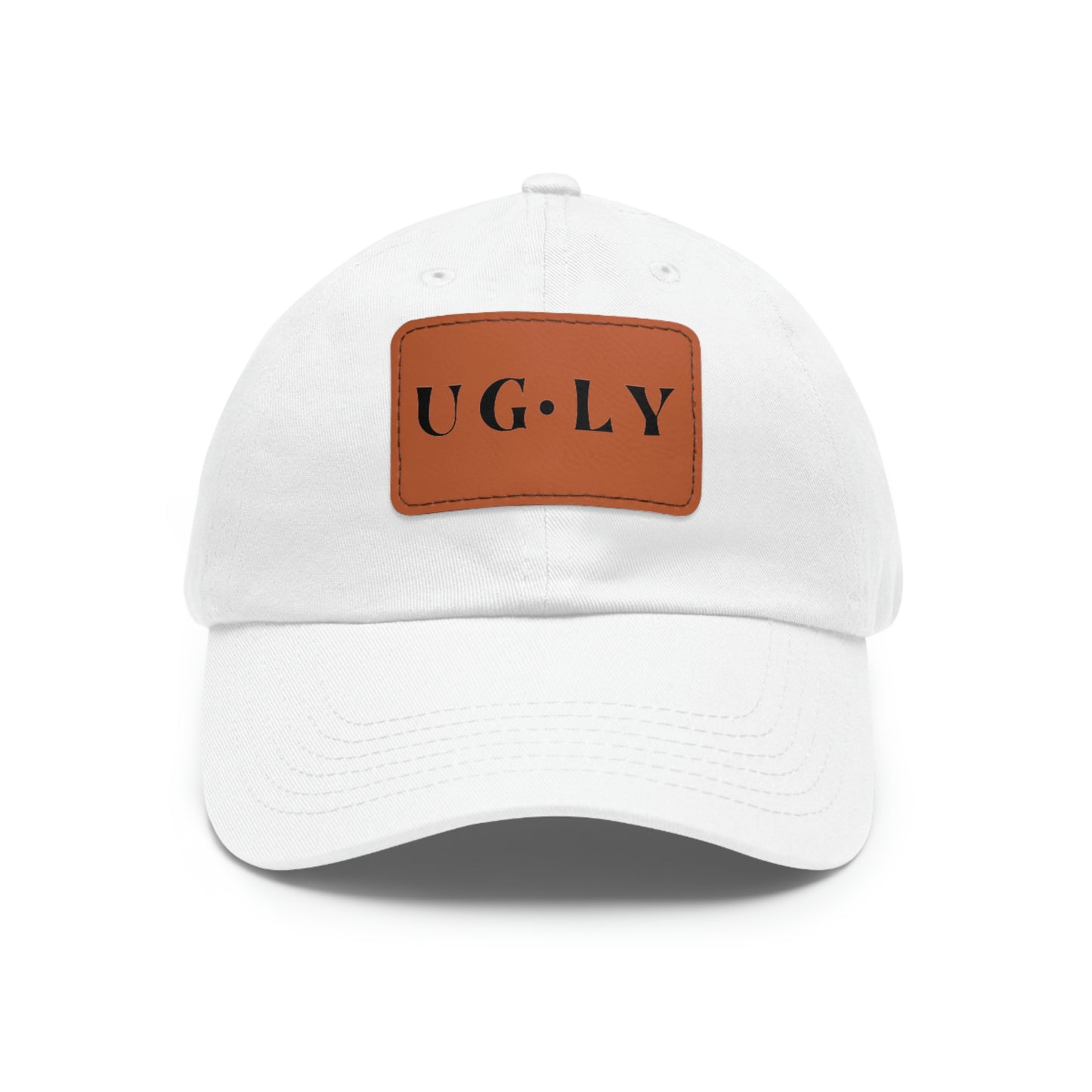 UG⋅LY on Leather Patch Hat