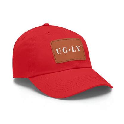 UG⋅LY on Leather Patch Hat