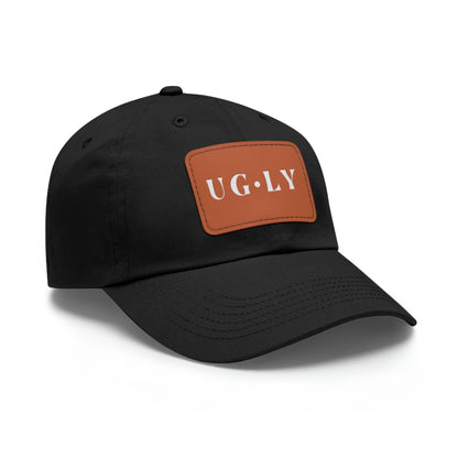 UG⋅LY on Leather Patch Hat