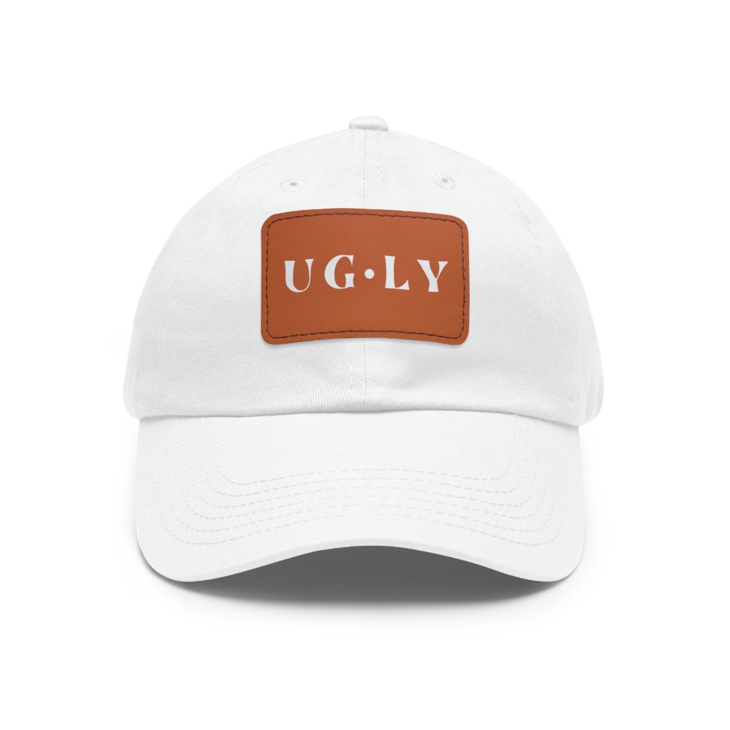 UG⋅LY on Leather Patch Hat