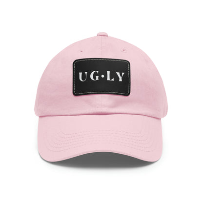 UG⋅LY on Leather Patch Hat