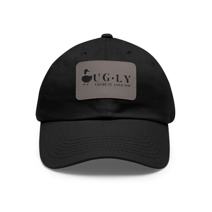 UG⋅LY (UR GREAT) on Leather Patch Hat
