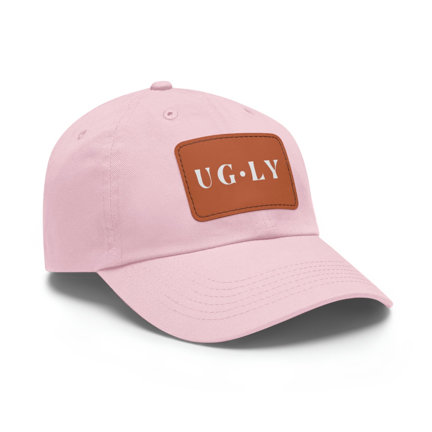 UG⋅LY on Leather Patch Hat