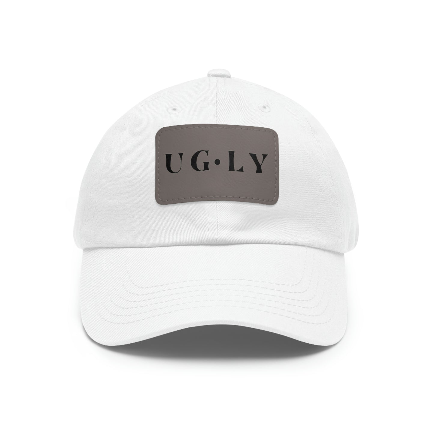UG⋅LY on Leather Patch Hat