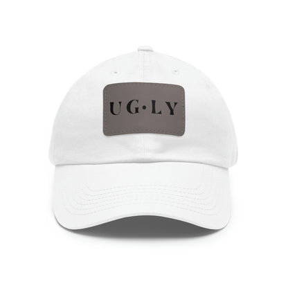UG⋅LY on Leather Patch Hat