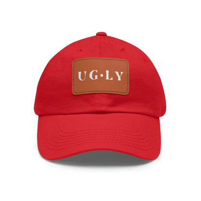 UG⋅LY on Leather Patch Hat