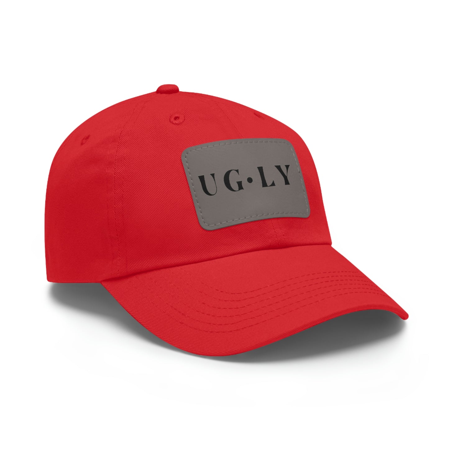 UG⋅LY on Leather Patch Hat