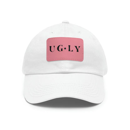 UG⋅LY on Leather Patch Hat