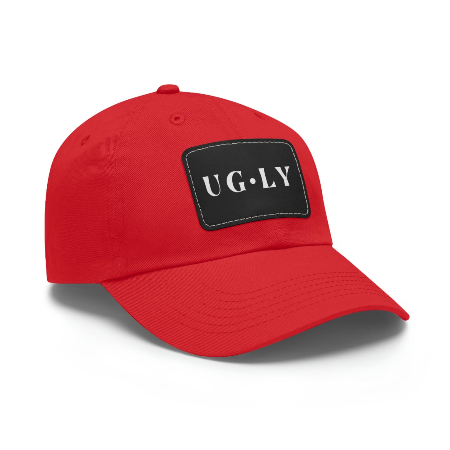 UG⋅LY on Leather Patch Hat