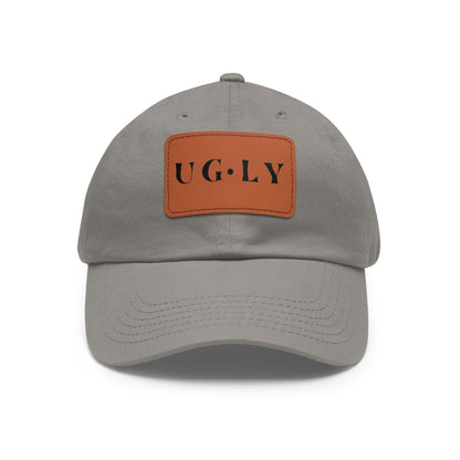 UG⋅LY on Leather Patch Hat