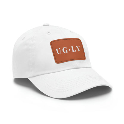 UG⋅LY on Leather Patch Hat