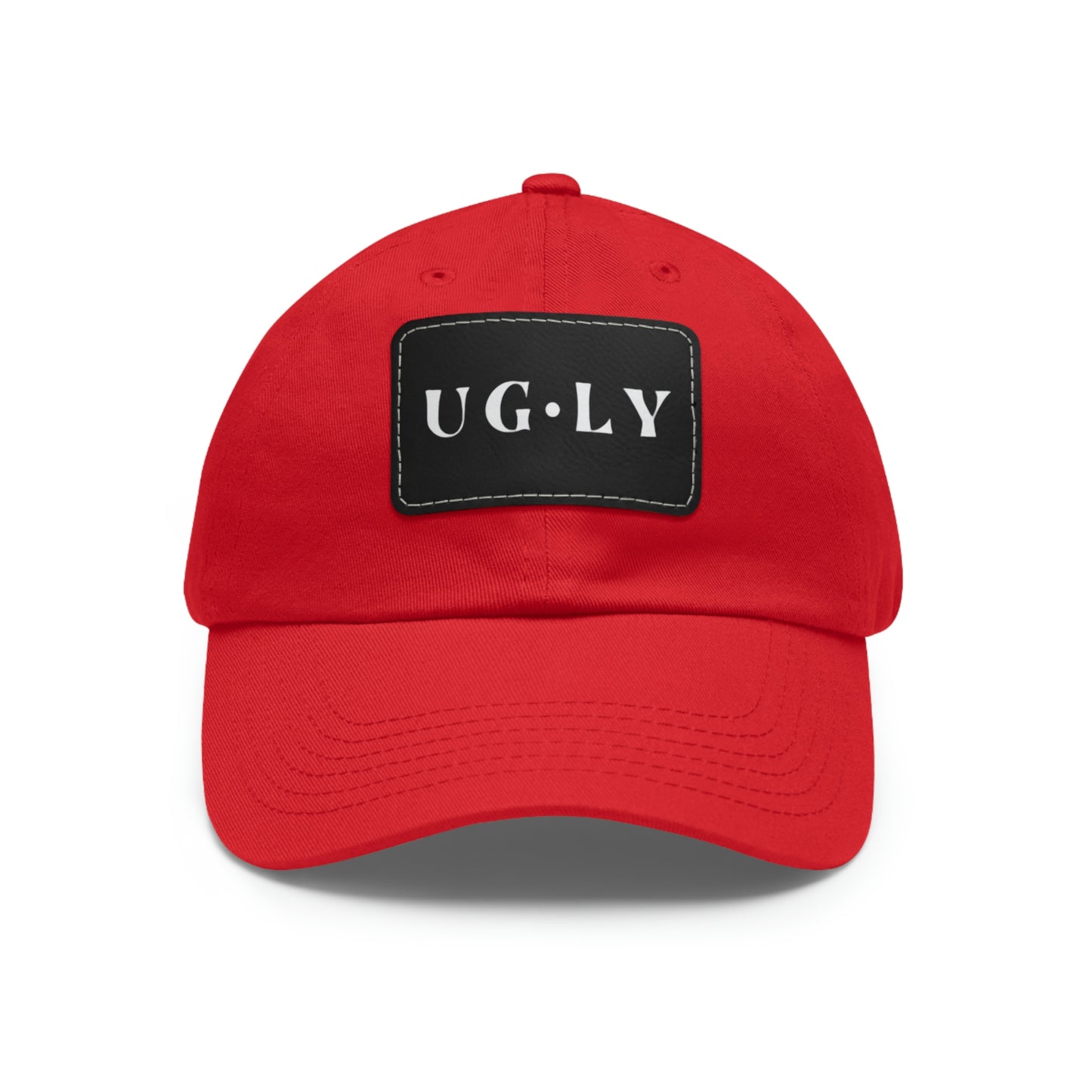 UG⋅LY on Leather Patch Hat