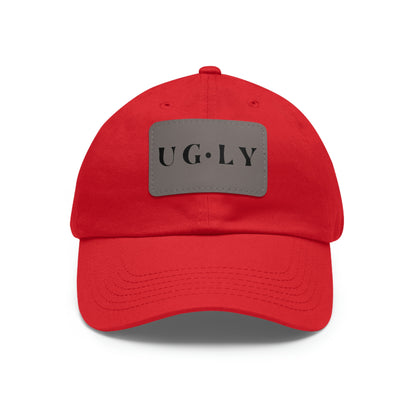 UG⋅LY on Leather Patch Hat
