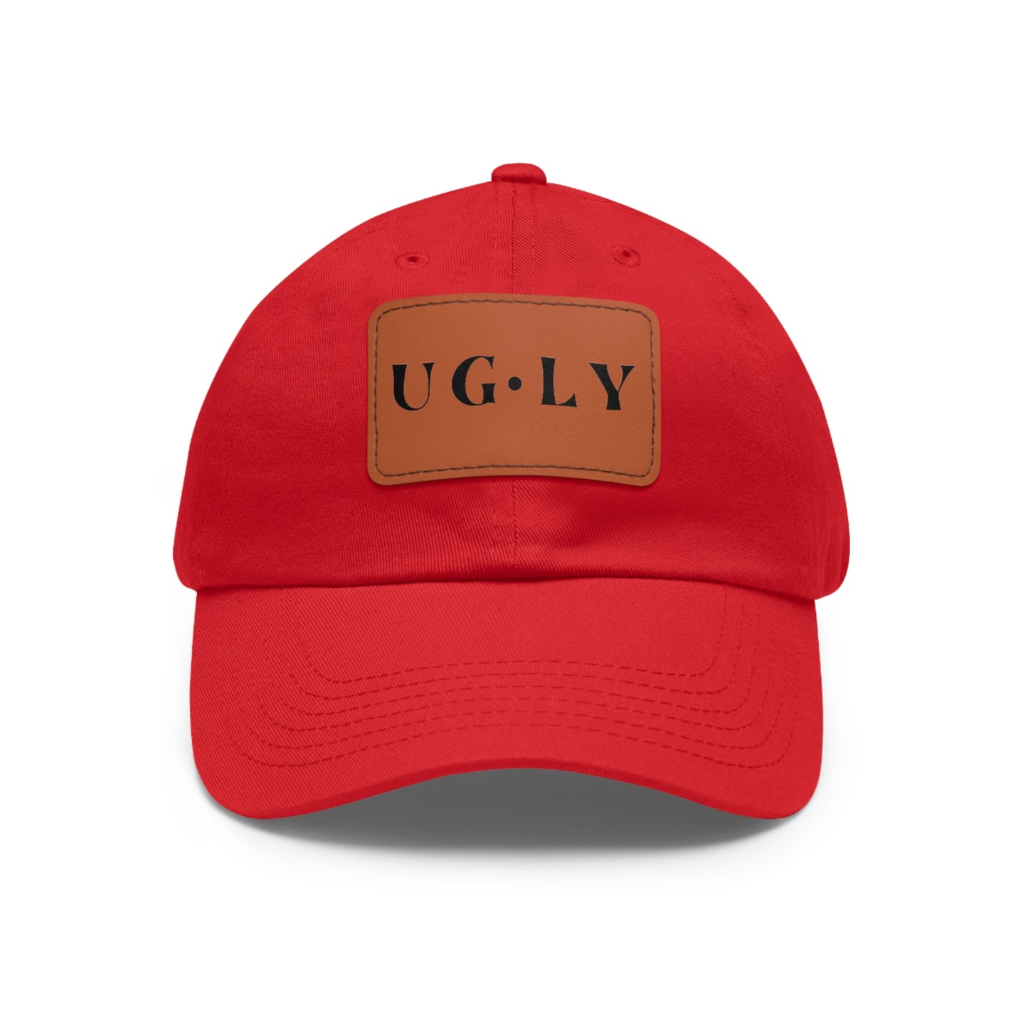 UG⋅LY on Leather Patch Hat