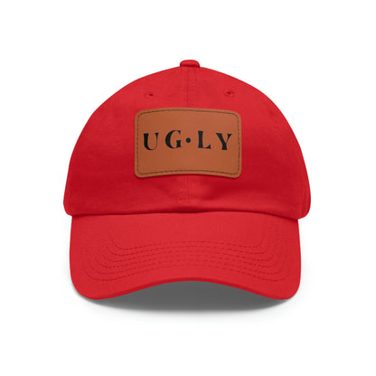UG⋅LY on Leather Patch Hat