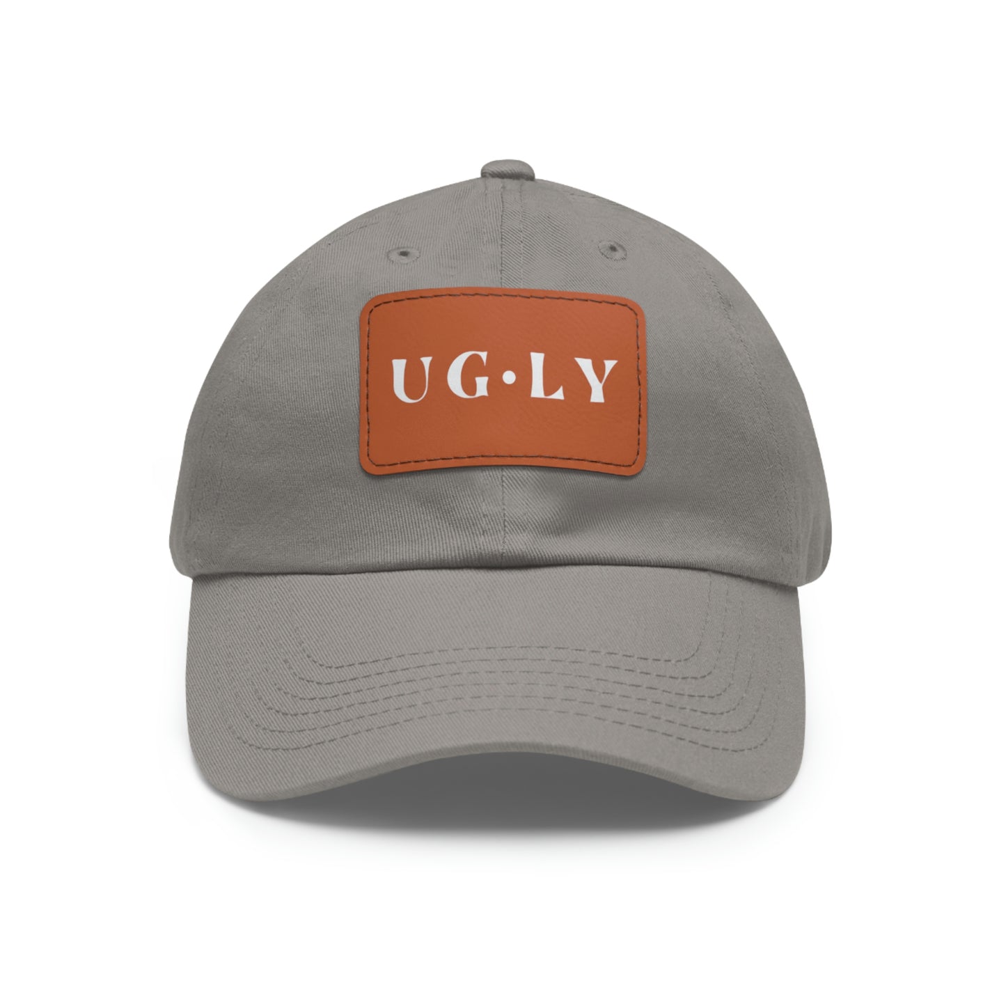 UG⋅LY on Leather Patch Hat