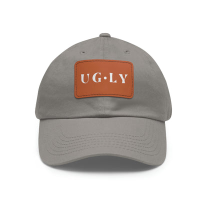 UG⋅LY on Leather Patch Hat