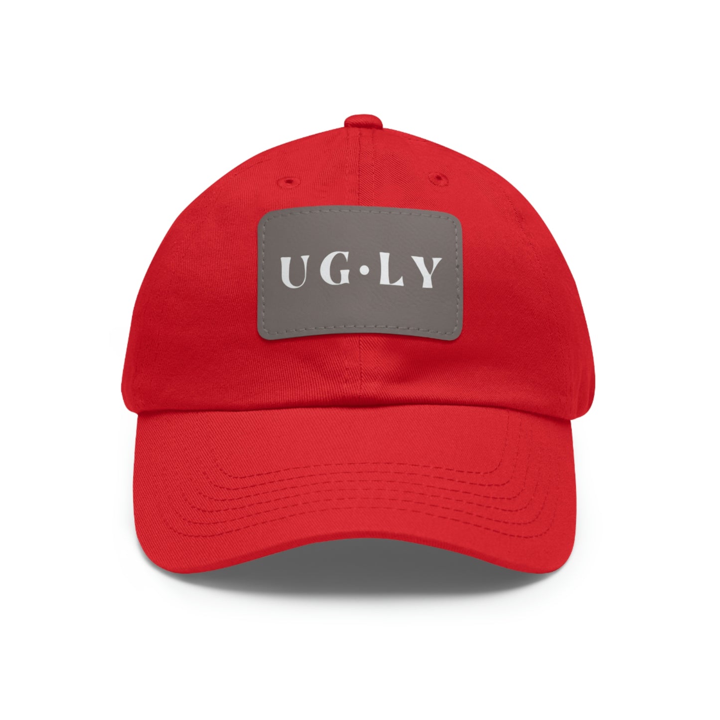 UG⋅LY on Leather Patch Hat