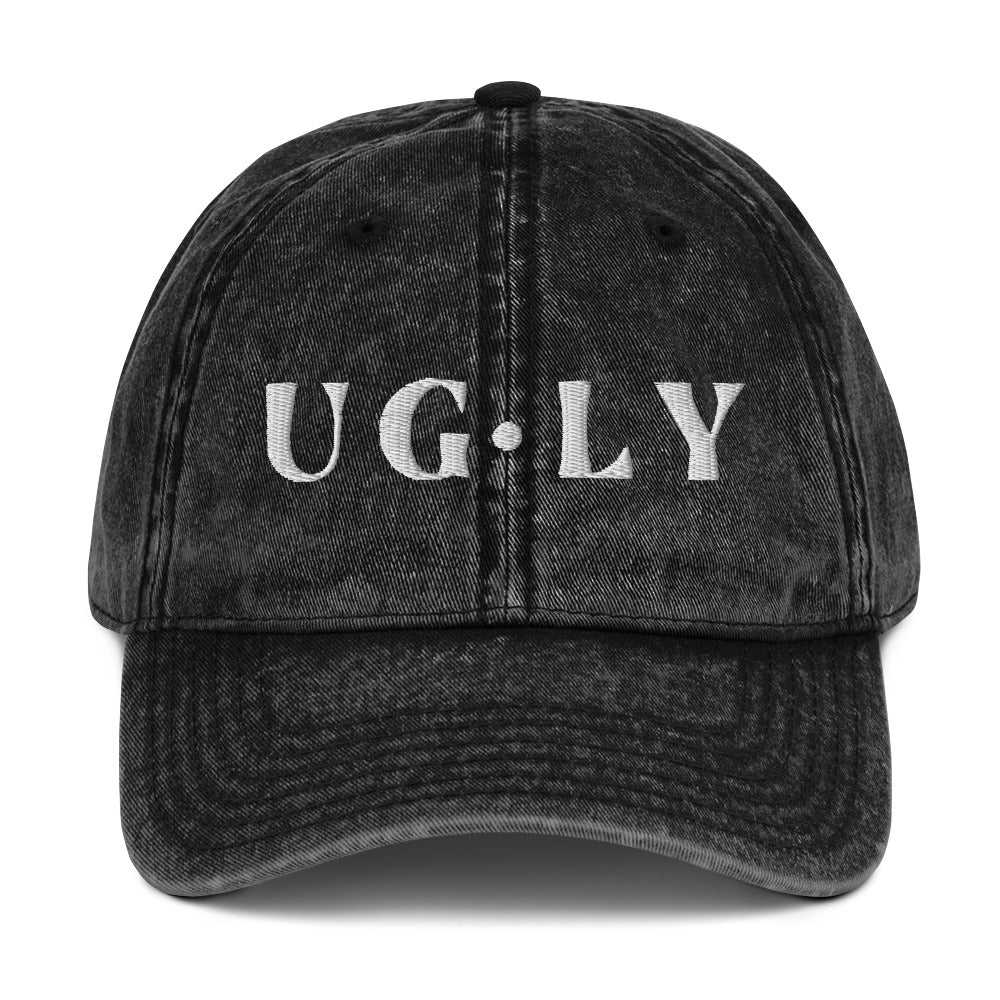 UG⋅LY Vintage Cap (w/white logo)
