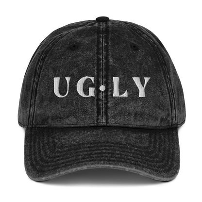 UG⋅LY Vintage Cap (w/white logo)
