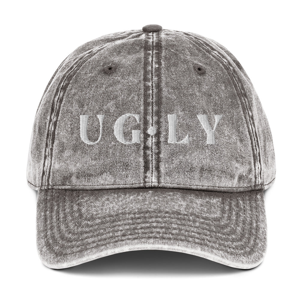 UG⋅LY Vintage Cap (w/white logo)