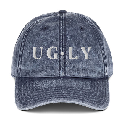 UG⋅LY Vintage Cap (w/white logo)